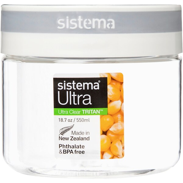 Sistema Klip It Tritan Canister Round  550ml Each