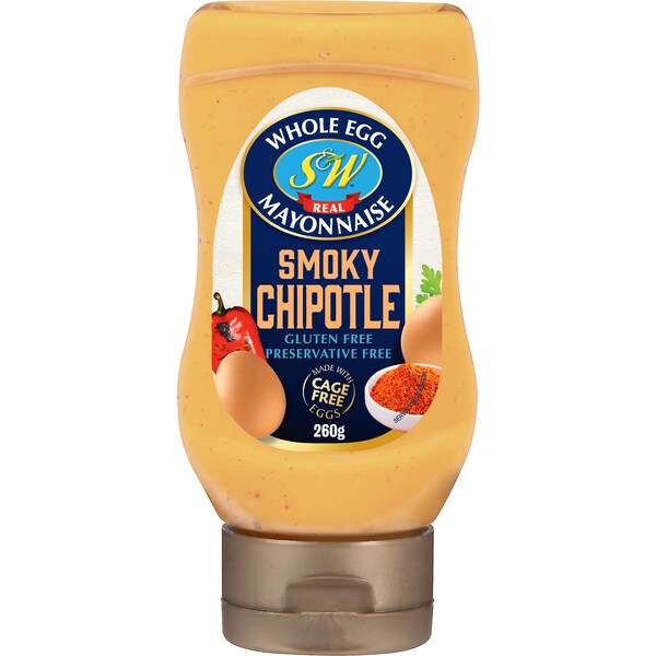 S&W Whole Egg Mayonnaise Smoky Chipotle 260g
