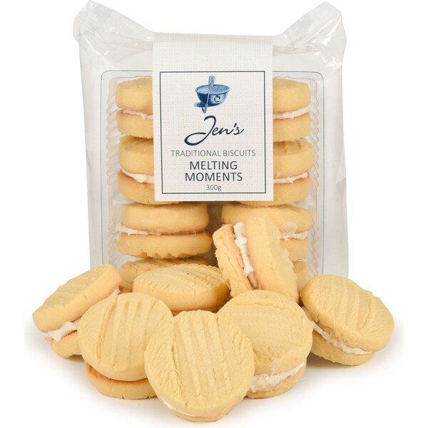 Jen's Melting Moments Biscuits 300g