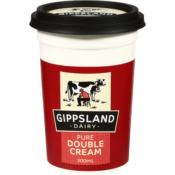 Gippsland Dairy Pure Double Cream 300mL