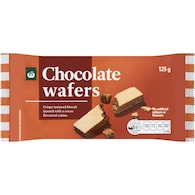 Woolworths Chocolate Creme Wafer Biscuits