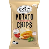 Simply Potato Chips Tangy Herb & Spice