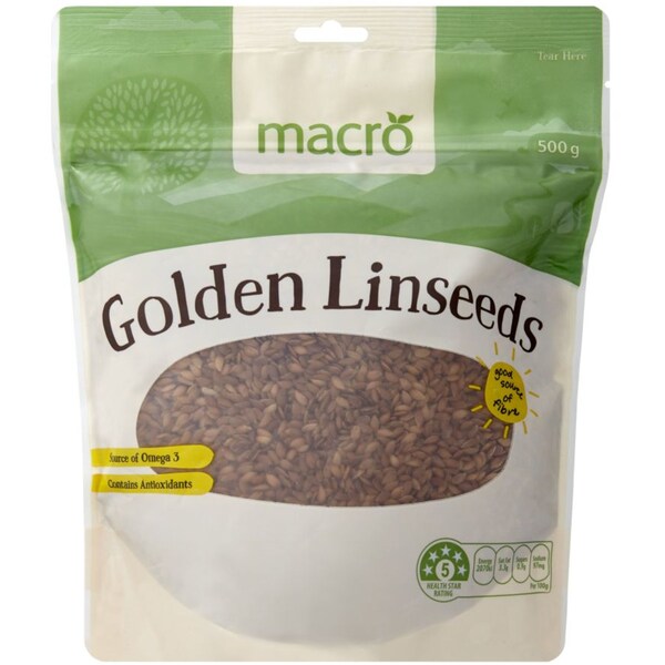Macro Golden Linseeds 500g