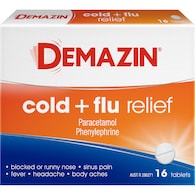 Demazin Cold & Flu Relief Tablets