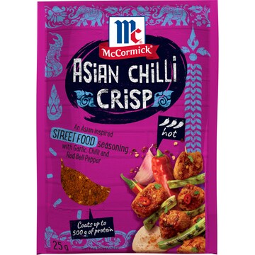 McCormick Asian Chilli Crisp Street Food Seasoning 25g