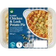 Woolworths Chicken & Leek Potato Pie