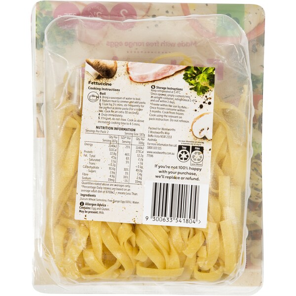 Woolworths Fettuccine  375g