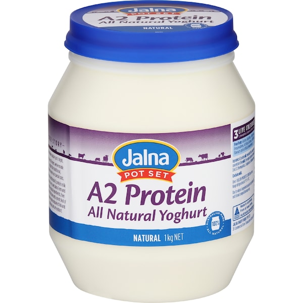 Jalna Pot Set A2 Protein All Natural Yoghurt 1kg
