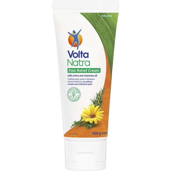VoltaNatra Pain Relief Cream With Arnica & Rosemary Oil 100g