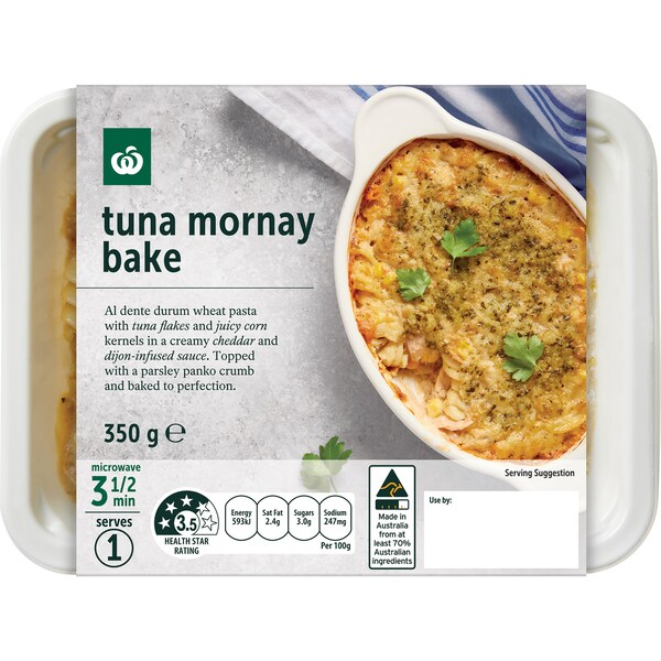 Woolworths Tuna Mornay Bake 350g
