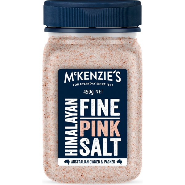McKenzie's Fine Himalayan Pink Salt 450g