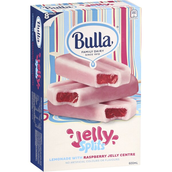 Bulla Jelly Splits Jelly 8 Pack