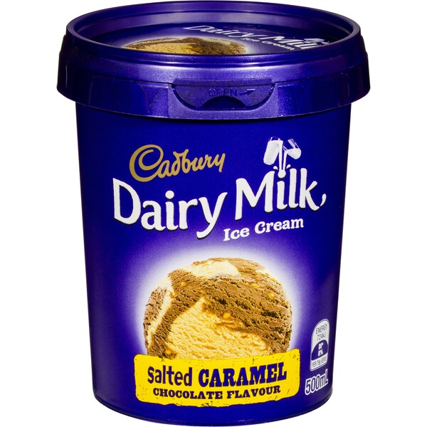 Cadbury Ice Cream Salted Caramel 500ml Tub
