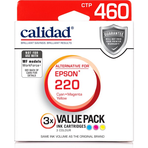 Calidad Epson Printer Ink 220 Tri-Colour Each