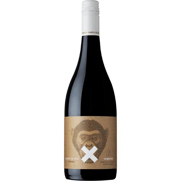 Speak No Evil Organic Shiraz 750ml