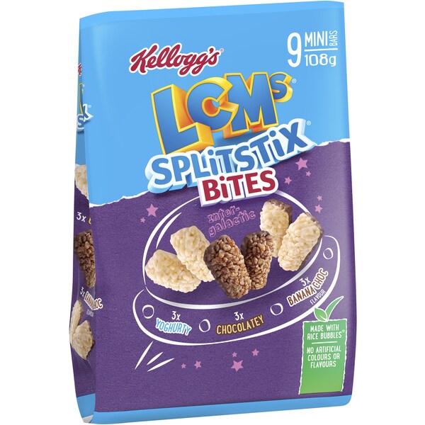 Kellogg's Lcm's Split Stix Mini Variety Mix 12g x 9 pack
