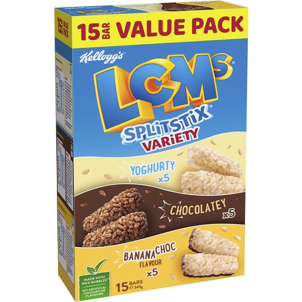 Kellogg's Lcms Split Stix Snack Bars Variety 15 pack