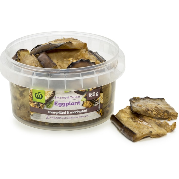 Woolworths Chargrilled Eggplant Prepacked 180g