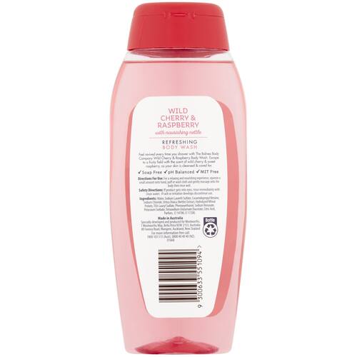 Balnea Wild Cherry and Raspberry Body Wash 500ml bunch