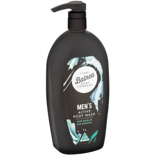 Balnea Mens Active Body Wash 1l bunch