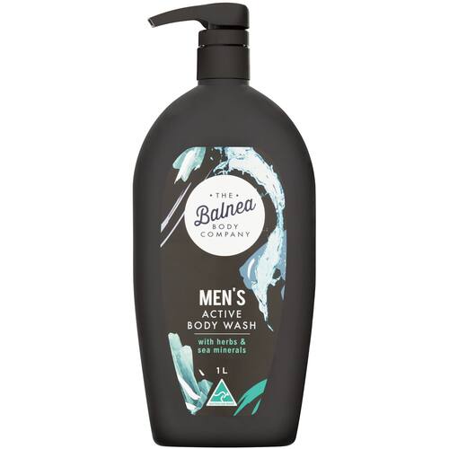 Balnea Mens Active Body Wash 1l bunch