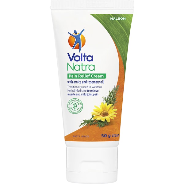 VoltaNatra Pain Relief Cream With Arnica & Rosemary Oil 50g