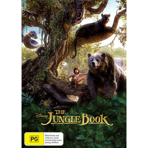 The Jungle Book Live-Action Dvd Each