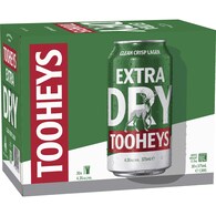Tooheys Extra Dry Lager Cans
