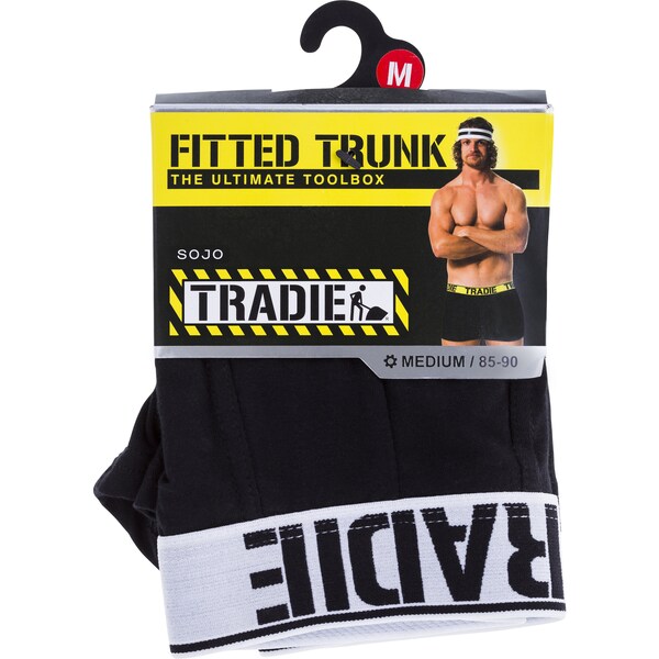 Tradie Underwear Mens Trunk Medium Each