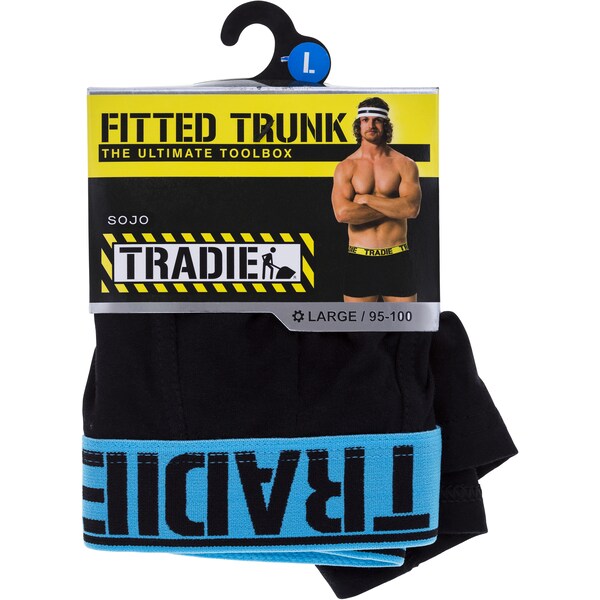 Tradie Underwear Mens Trunk Large Each