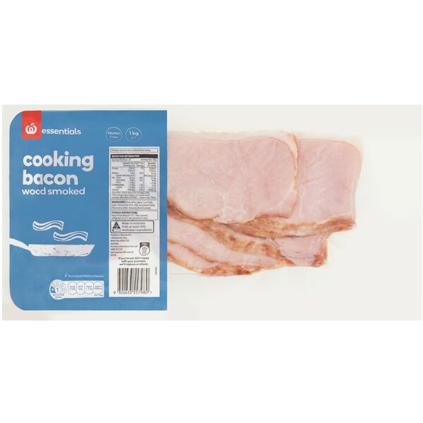 Essentials Cooking Bacon 1kg