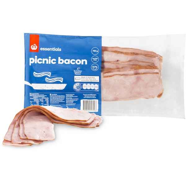 Essentials Picnic Bacon 750g