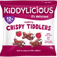 Kiddylicious Crispy Tiddlers Raspberry
