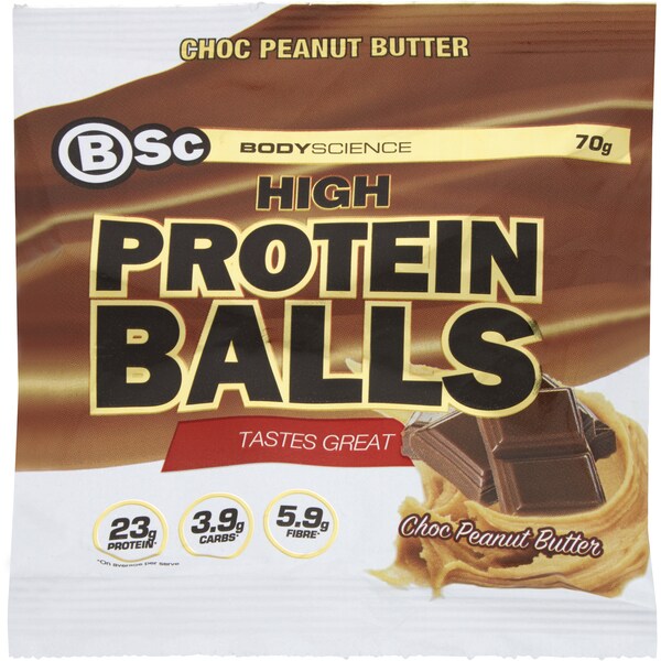 Body Science High Protein Balls Choc Peanut Butter 70g