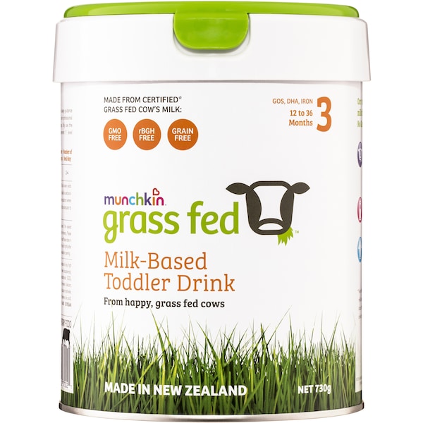 Munchkin Grass Fed Milk Based Toddler Drink Stage 3 730g