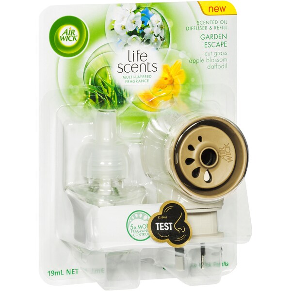 Air Wick Life Scents Garden Escape Electric Plug In Diffuser 19Ml Each