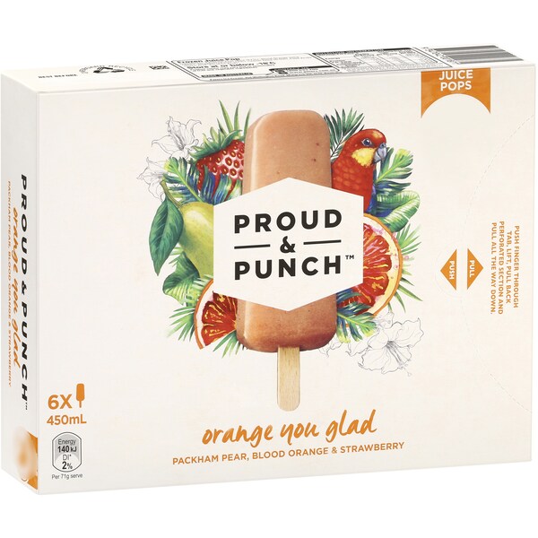 Proud & Punch Sticks Orange You Glad 6 pack