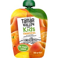 Tamar Valley Dairy Kids Greek Yoghurt Pouch Tropical