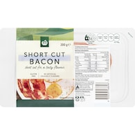 Woolworths Short Cut Bacon