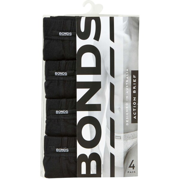 Bonds Action Brief Extra Extra Large 4 Pack