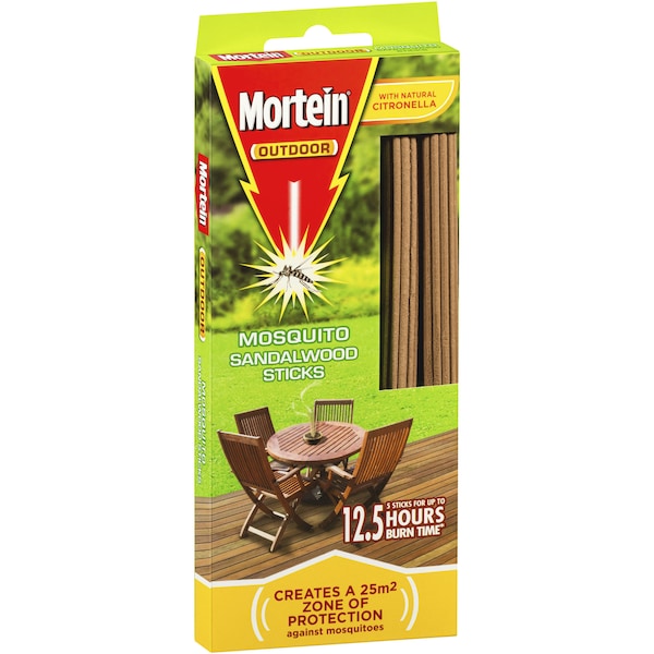 Mortein Mosquito Sandalwood Sticks 5 Pack