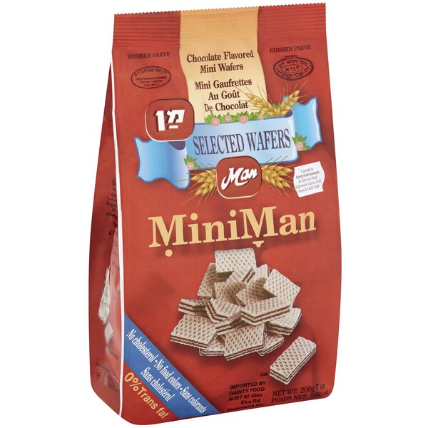Man Mini Man Wafer Chocolate 200g