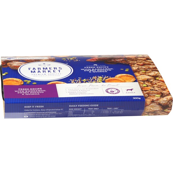 Farmers Market Adult Dog Food Kangaroo With Sweet Potato 300g