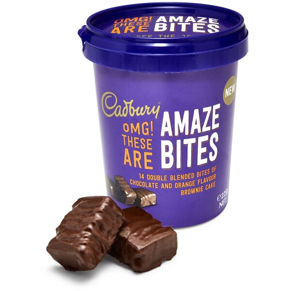 Cadbury Amaze Bites Chocolate Orange 225g