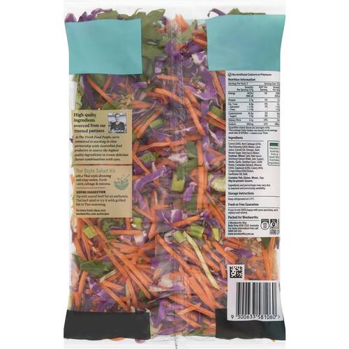 Woolworths Thai Salad Kit 315g bunch