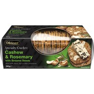 OB Finest Speciality Crackers Cashew & Rosemary With Sesame Seeds