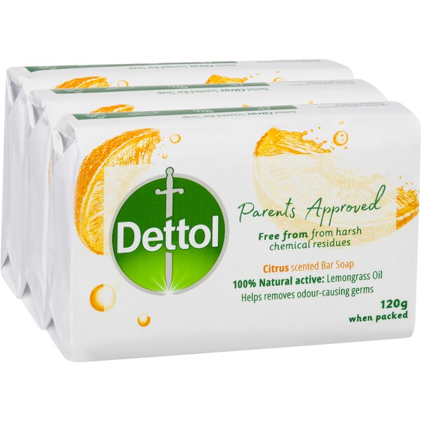 Dettol Parents Approved Bars Soap 3 Pack
