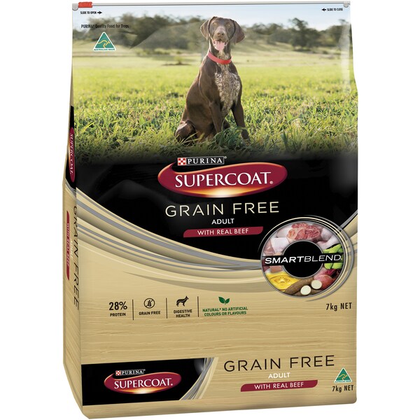 Supercoat Adult Dog Food Grain Free Beef 7kg