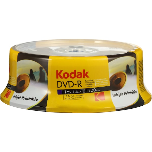 Kodak Dvd r Print Spindle 25 Pack