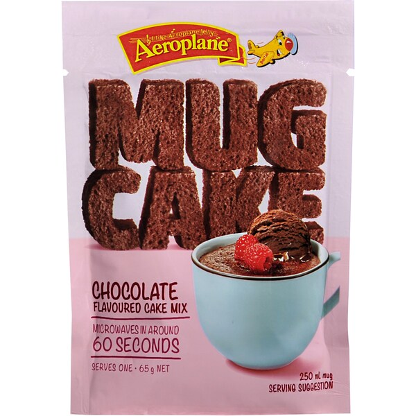 Aeroplane Mug Cake Chocolate 65g